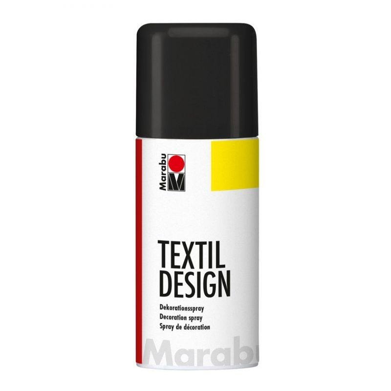 Dažai purškiami Textil Design 150ml 073 Black