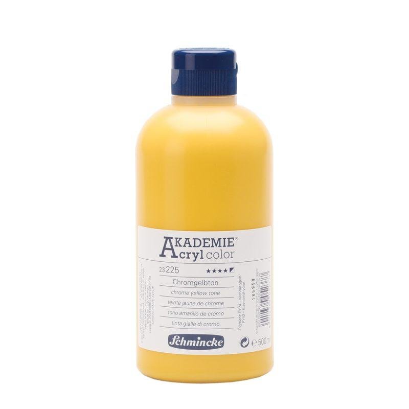 Akademie akriliniai dažai 500ml-chrome yellow hue