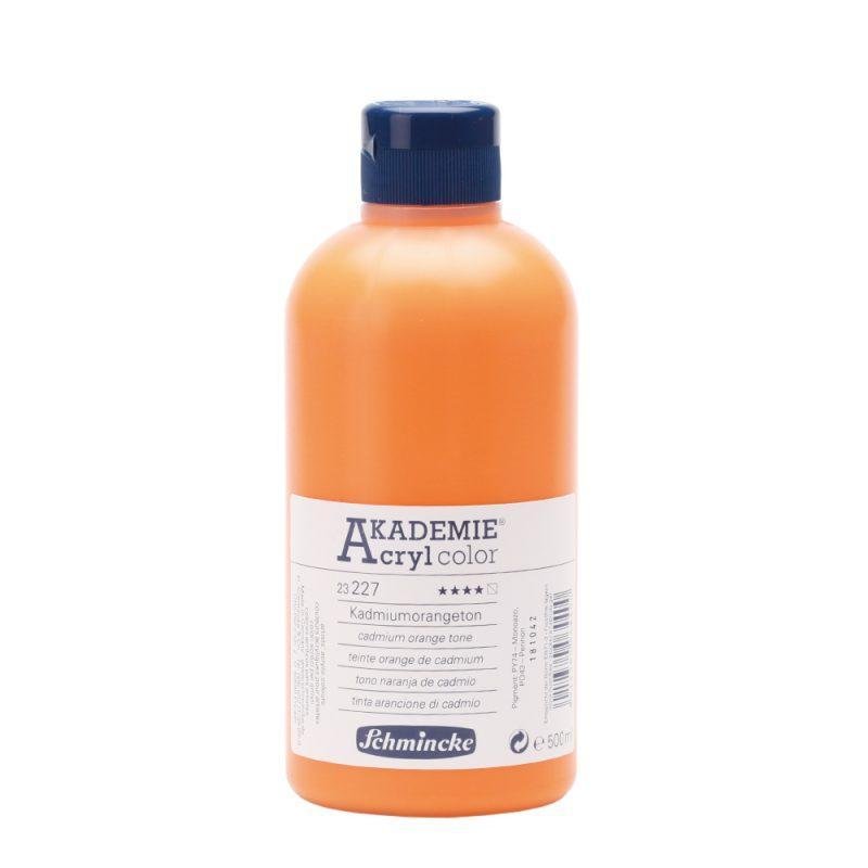 Akademie akriliniai dažai 500ml-cadmium orange hue
