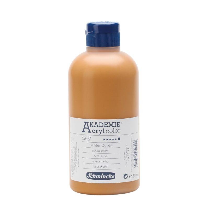 Akademie akriliniai dažai 500ml-yellow ochre