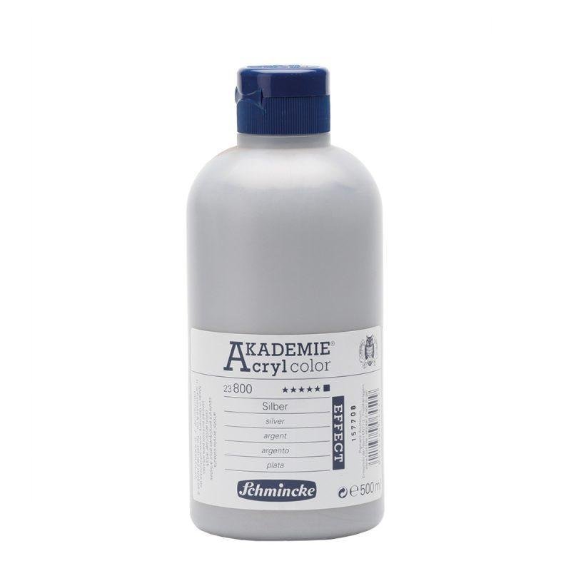 Akademie akriliniai dažai 500ml-silver