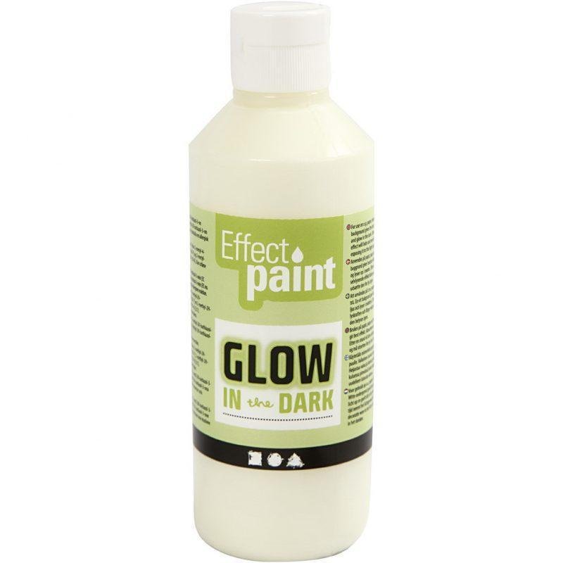 Dažai šviečiantys tamsoje  250ml žaliai geltoni