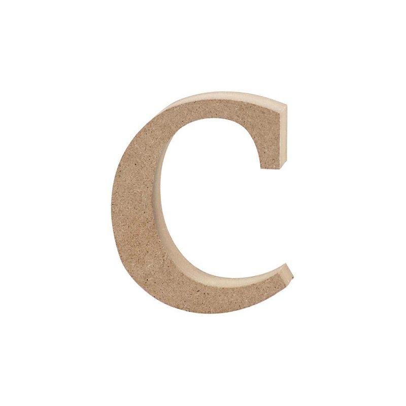 Raidė C, mažoji H:8 cm (MDF)
