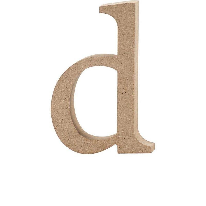 Raidė D, mažoji, pastatoma H:13cm (MDF)