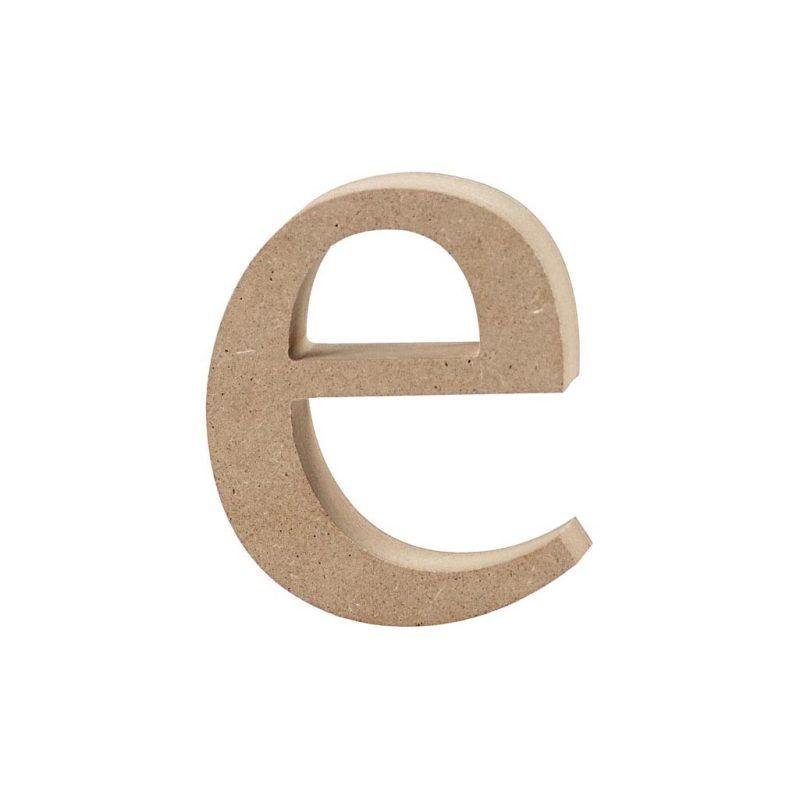 Raidė E, mažoji H:8 cm (MDF)