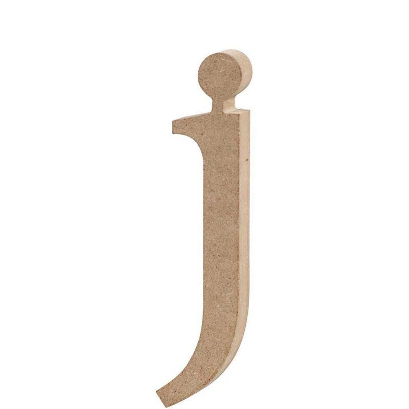 Raidė J, mažoji H:13cm (MDF)