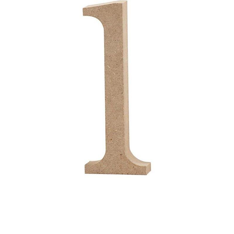 Raidė L, mažoji, pastatoma H:13cm (MDF)