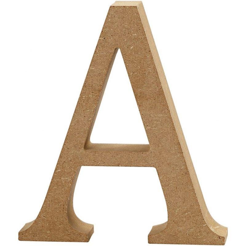 Raidė A, pastatoma H:13cm (MDF)