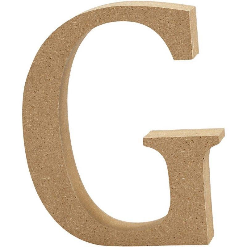 Raidė G, pastatoma H:13cm (MDF)
