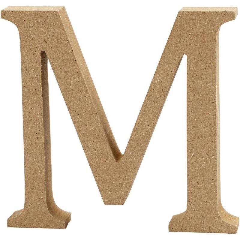 Raidė M, pastatoma H:13cm (MDF)