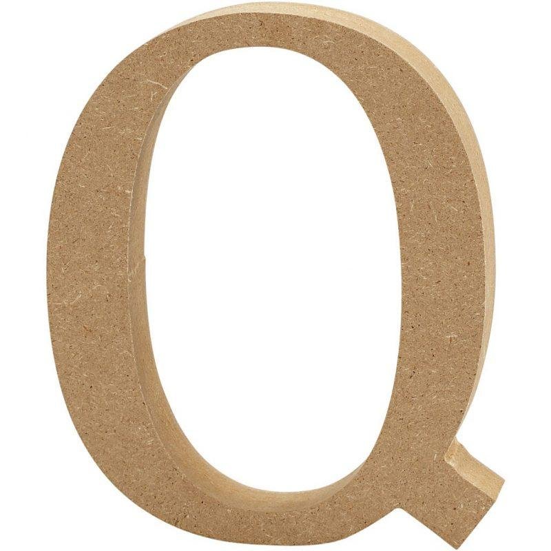 Raidė Q, pastatoma H:13cm (MDF)