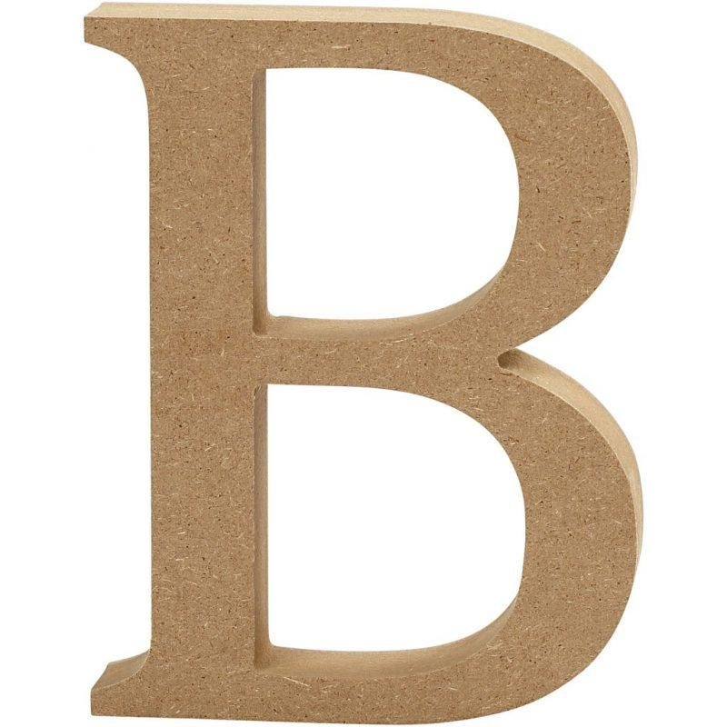 Raidė B, pastatoma H:8cm (MDF)