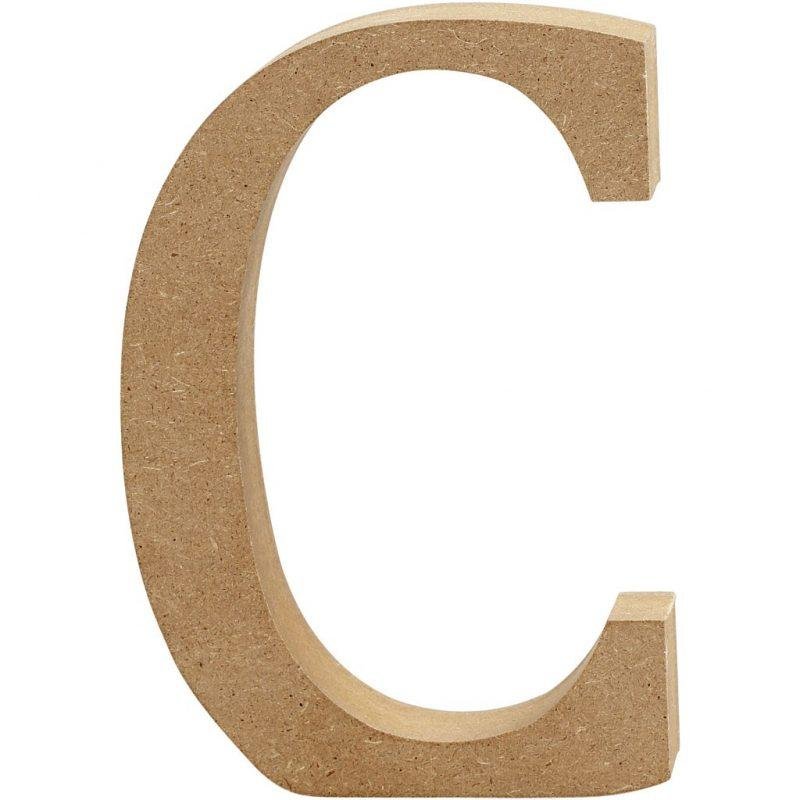 Raidė C, pastatoma H:8cm (MDF)