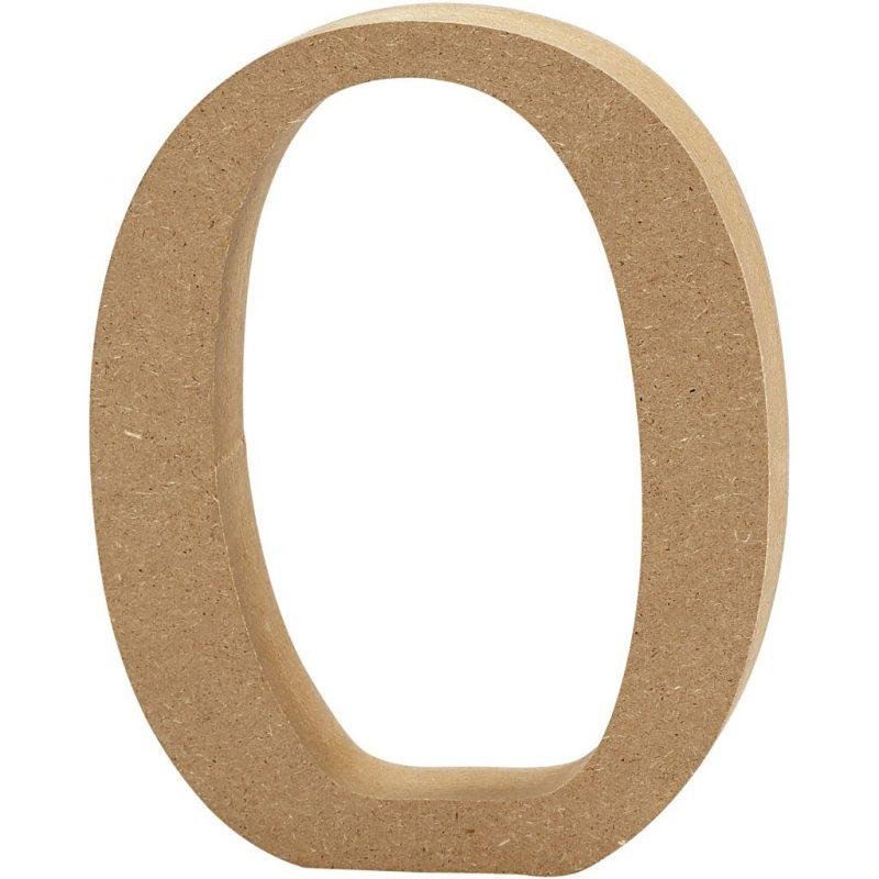 Raidė O, pastatoma H:8cm (MDF)