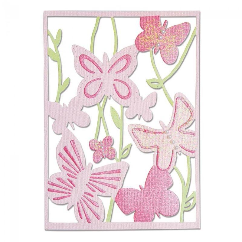 Kirtimo plokštelė Sizzix - Spring Garden