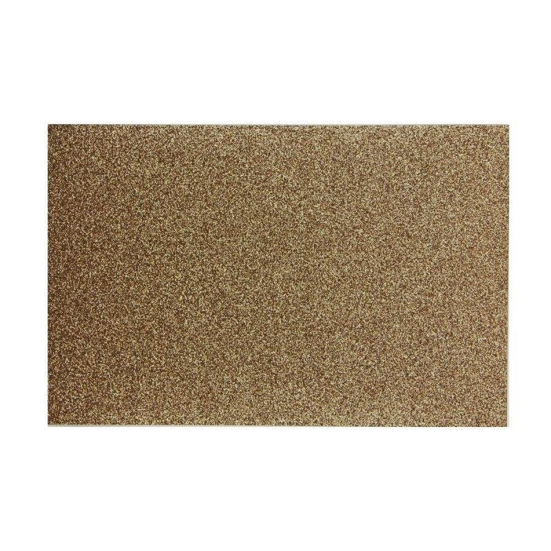 Kartonas blizgus 50x65cm 250gr. rudos sp.