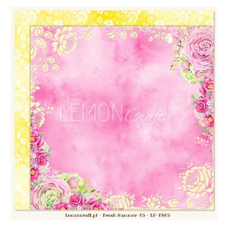 Dvipusis popierius - Lemon Crafts "Fresh Summer 05"