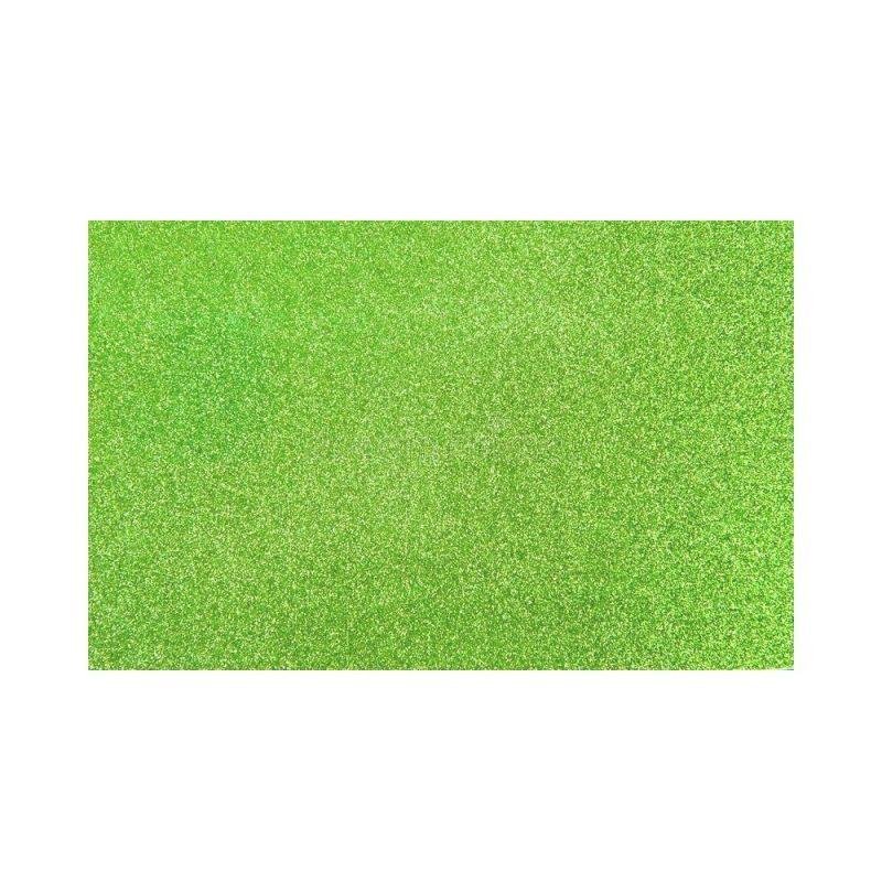 Kartonas blizgus 50x65cm 250gr. šviesios žalios sp.