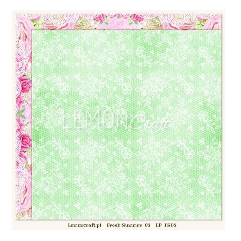 Dvipusis popierius - Lemon Crafts "Fresh Summer 06"
