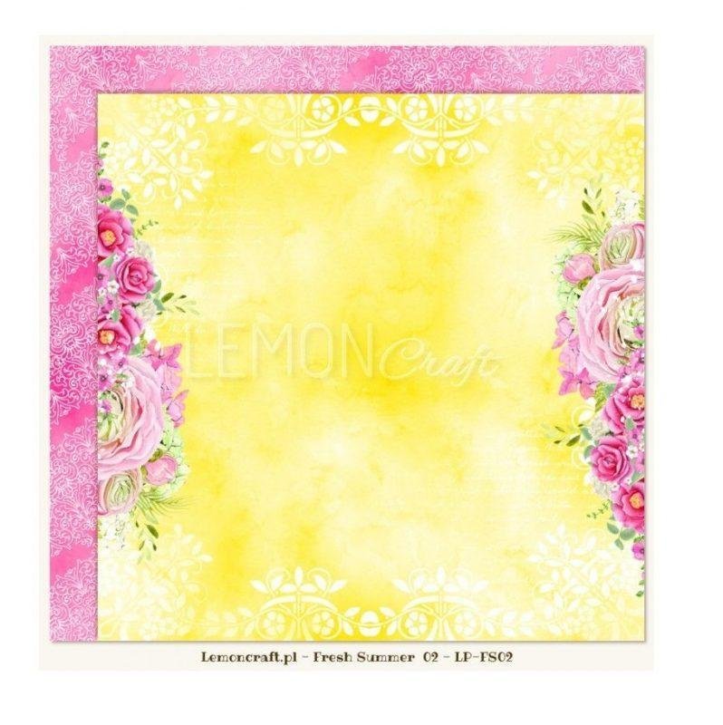 Dvipusis popierius - Lemon Crafts "Fresh Summer 02"