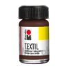 Marabu dažai tekstilei. Universalūs, vandens pagrindu pagaminti dažai natūralaus pluošto šviesiems audiniams dekoruoti. Talpa 15ml.
