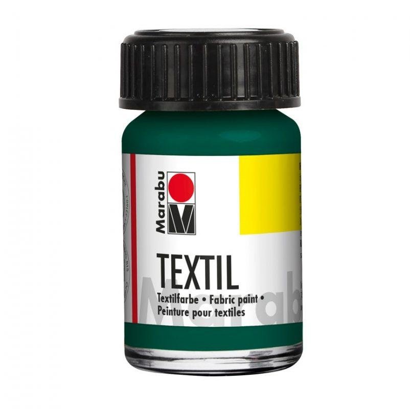 Marabu dažai tekstilei 15ml - 068 Dark Green