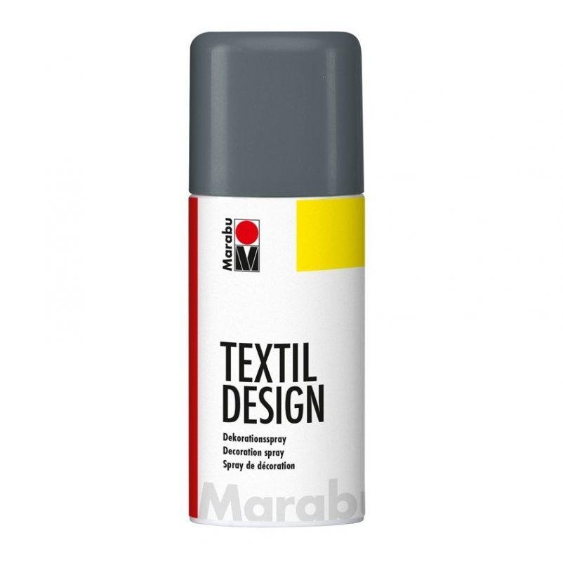 Dažai purškiami Textil Design 150ml 179 Graphite