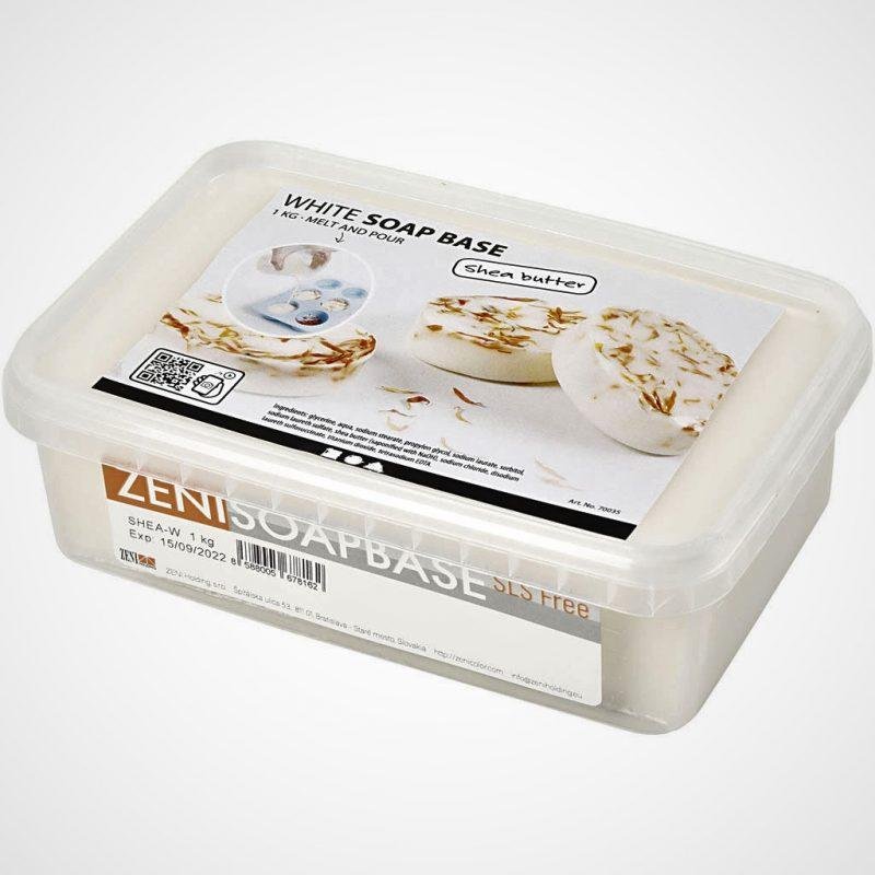 Balta muilo bazė su taukmedžio sviestu 1kg