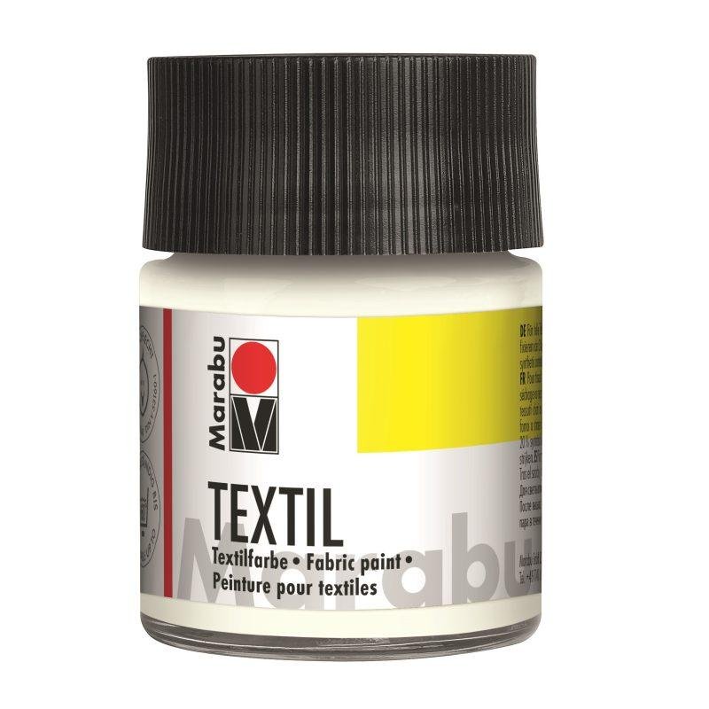 Marabu dažai tekstilei 50ml - 070 White