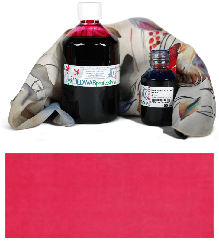 Šilko dažai Renesans JEDWAB -100 ml. fiksuojami garu - Magentos sp.