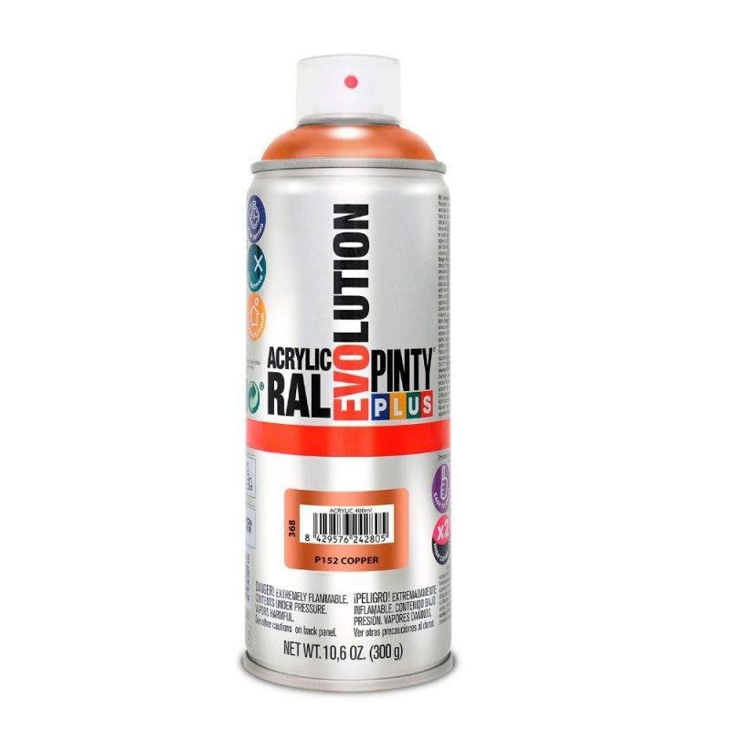 Aerozoliniai dažai Evolution Metalic 400ml - P152 COPPER