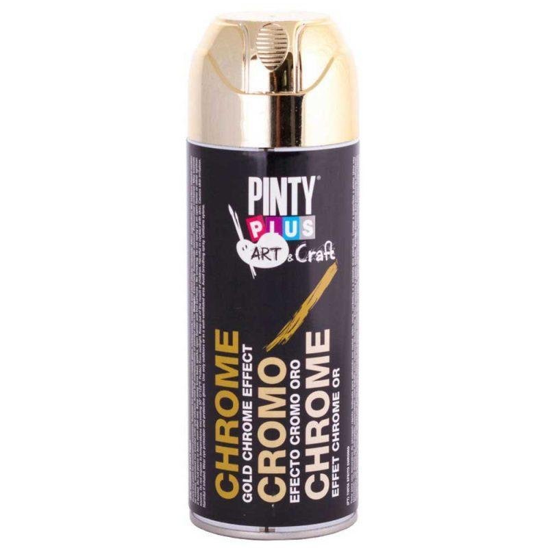 Aerozoliniai dažai Pintyplus - Art - GOLD Chrome 400ml