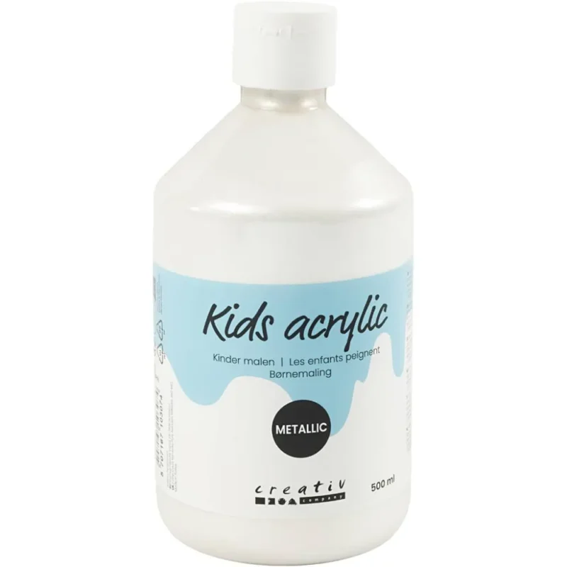 Akriliniai perlamutriniai dažai A-Color 500ml baltos sp.