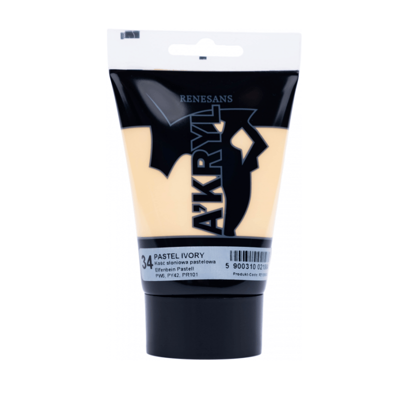 Akriliniai dažai Renesans A'KRYL 100ml - dramblio kaulo sp.