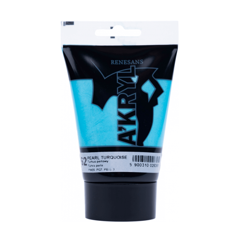 Akriliniai dažai Renesans A'KRYL 100ml - Perlamutrinė turkio sp.