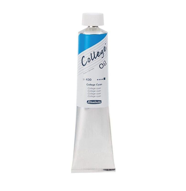 COLLEGE®Oil  aliejiniai dažai 120ml Koledžo žydra sp.