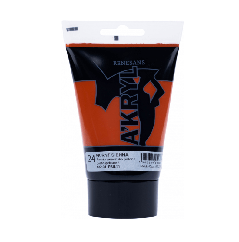 Akriliniai dažai Renesans A'KRYL 100ml - Deginta sienos sp.