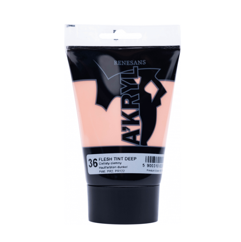 Akriliniai dažai Renesans A'KRYL 100ml - Tamsi odos sp.