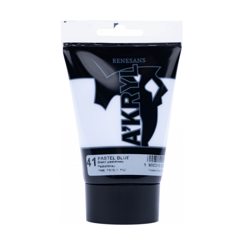 Akriliniai dažai Renesans A'KRYL 100ml - Pastelinė mėlyna sp.