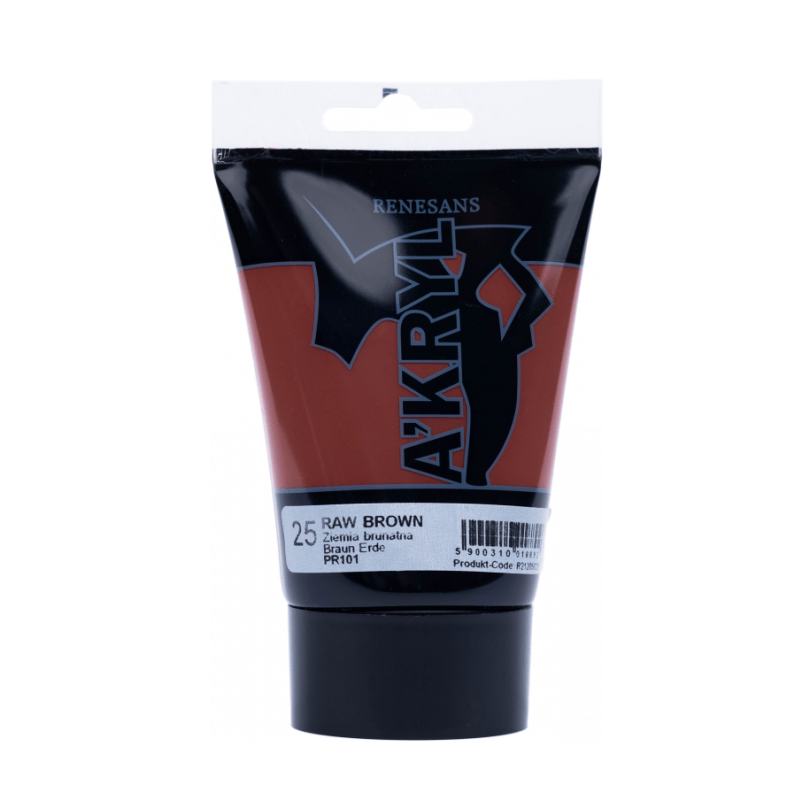 Akriliniai dažai Renesans A'KRYL 100ml - Natūrali ruda sp.