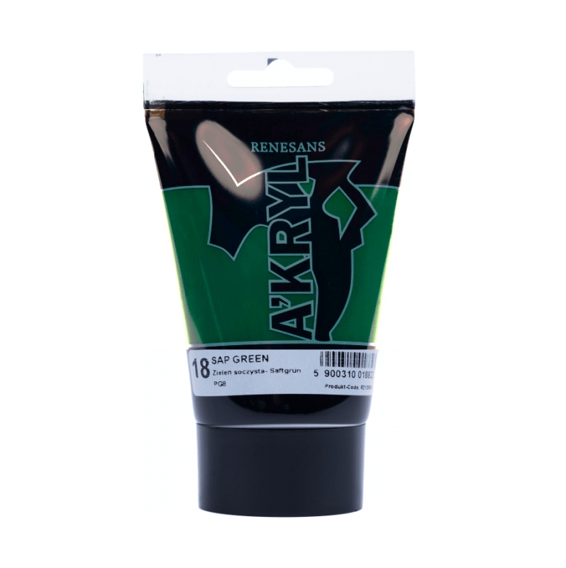 Akriliniai dažai Renesans A'KRYL 100ml - Žalia sp.