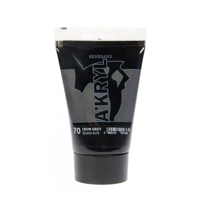 Akriliniai dažai Renesans A'KRYL 100ml - Žėručio pilka sp.