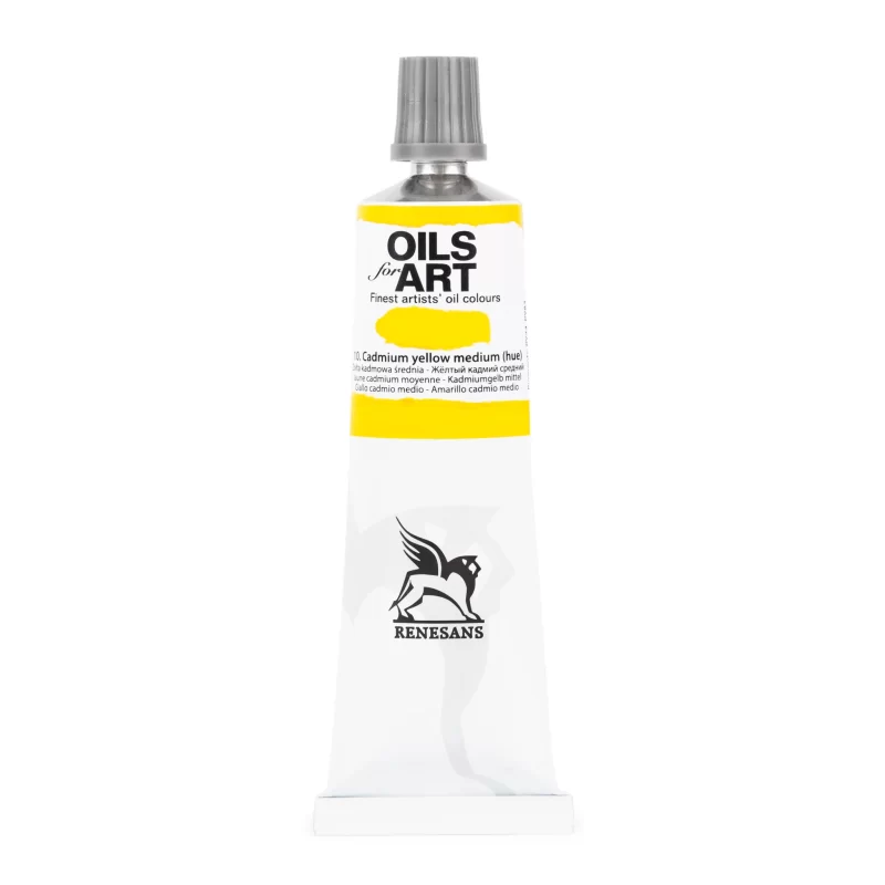 Aliejiniai dažai Renesans "OILs for Art" Cadmium yellow medeium(hue) - 60ml