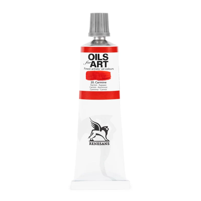 Aliejiniai dažai Renesans "OILs for Art" Carmine - 60ml