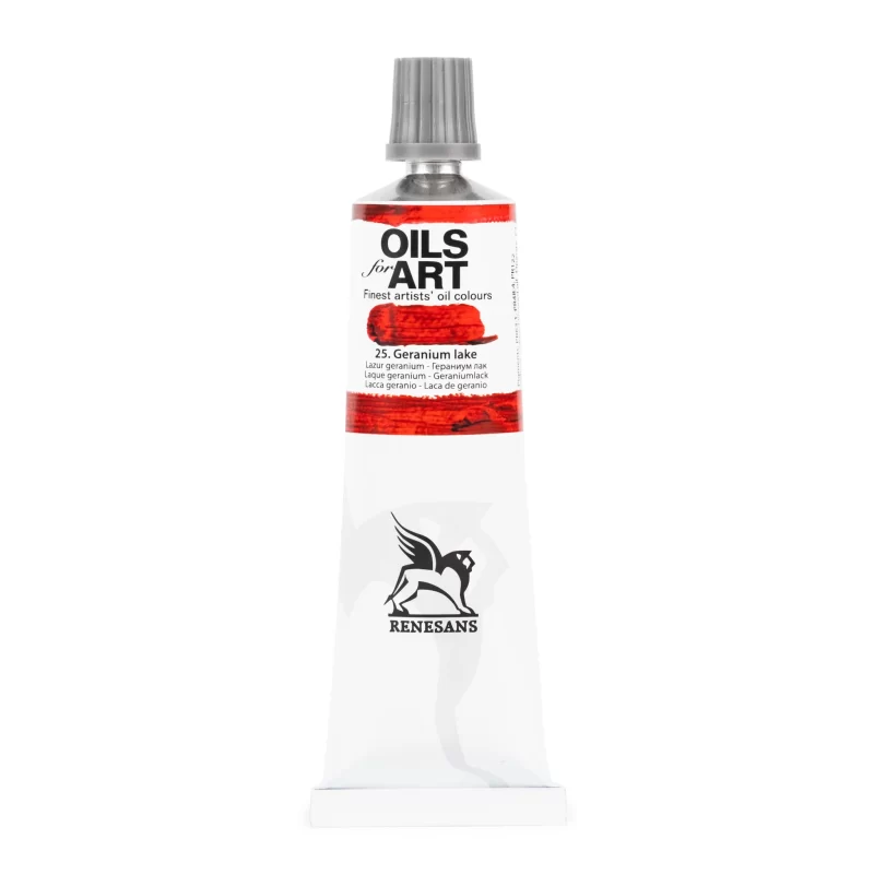 Aliejiniai dažai Renesans "OILs for Art" Geranium lake - 60ml