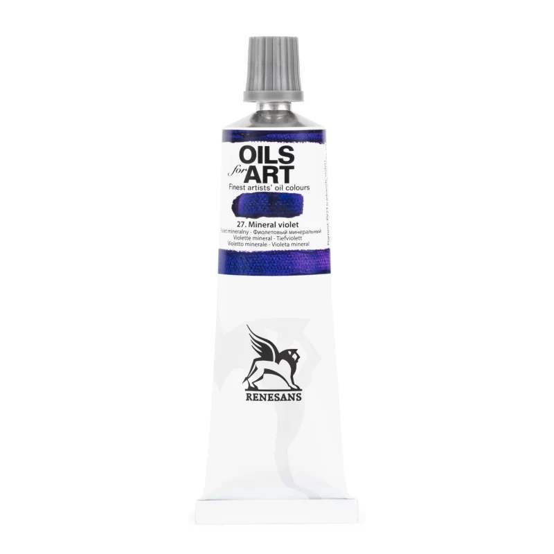 Aliejiniai dažai Renesans "OILs for Art" Mineral violet  - 60ml