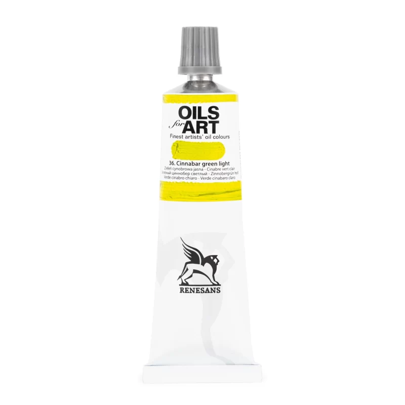 Aliejiniai dažai Renesans "OILs for Art"  Cinnabar green light - 60ml