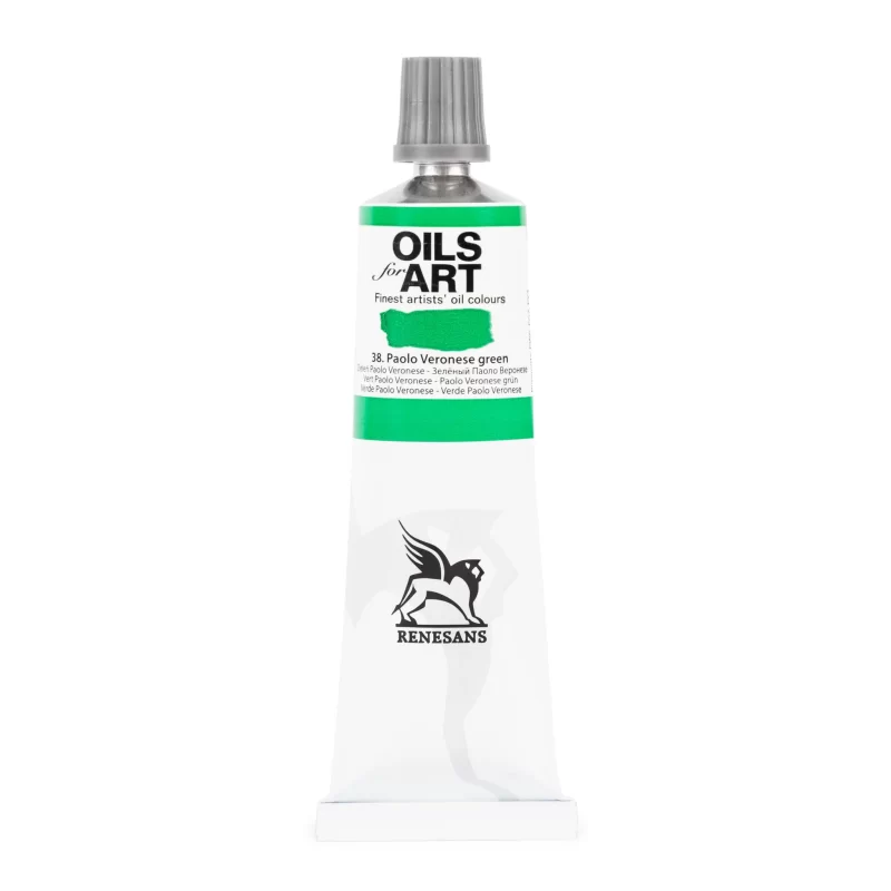 Aliejiniai dažai Renesans "OILs for Art"  Paolo Veronese green - 60ml