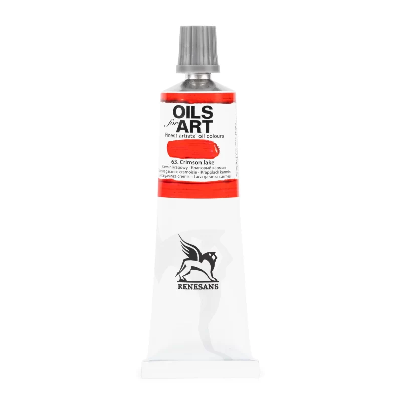 Aliejiniai dažai Renesans "OILs for Art" Crimson lake- 60ml