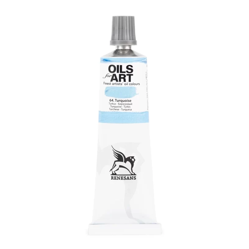 Aliejiniai dažai Renesans "OILs for Art" Turquoise - 60ml